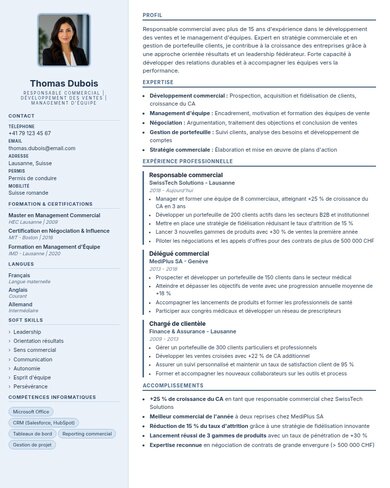 Aperçu du design de CV Design 02
