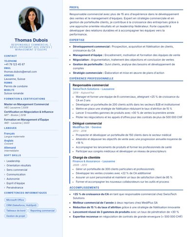 Aperçu du design de CV Design 03