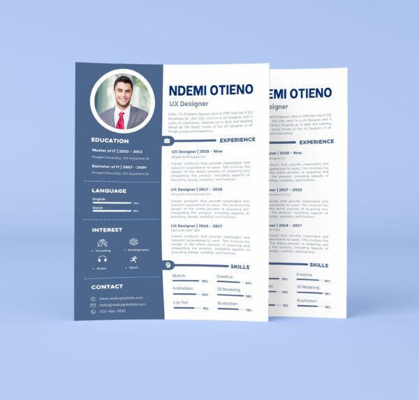 Exemple de CV suisse, modèle 3